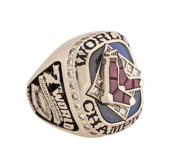 Royce Claytons 2007 Boston Red Sox World Series Champions Ring with Presentation Box (Clayton LOA)